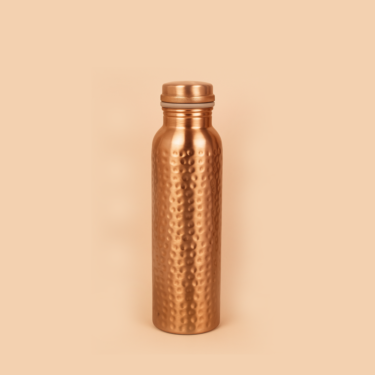 Pure Copper Handcrafted Water Bottle
