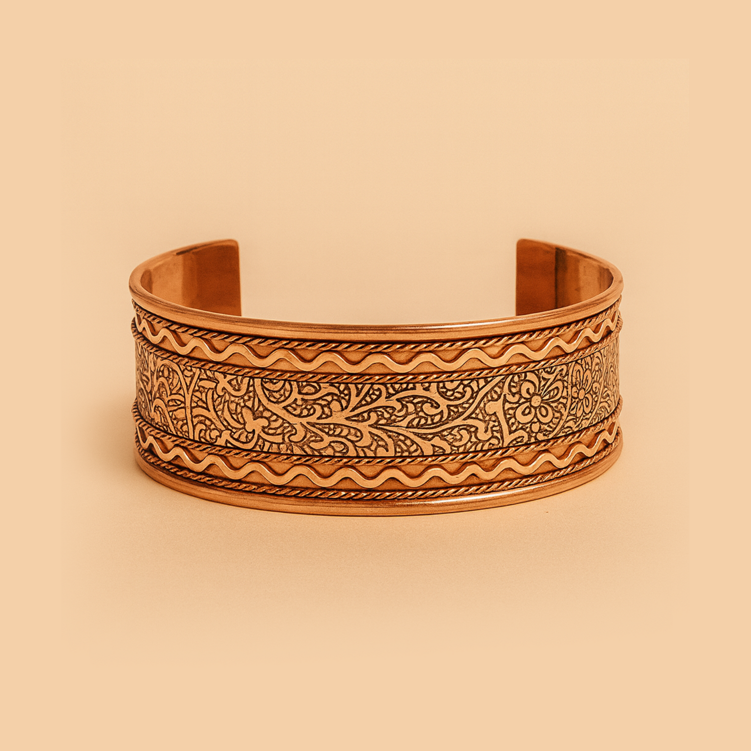 Tibetan Handcrafted Copper Bracelet