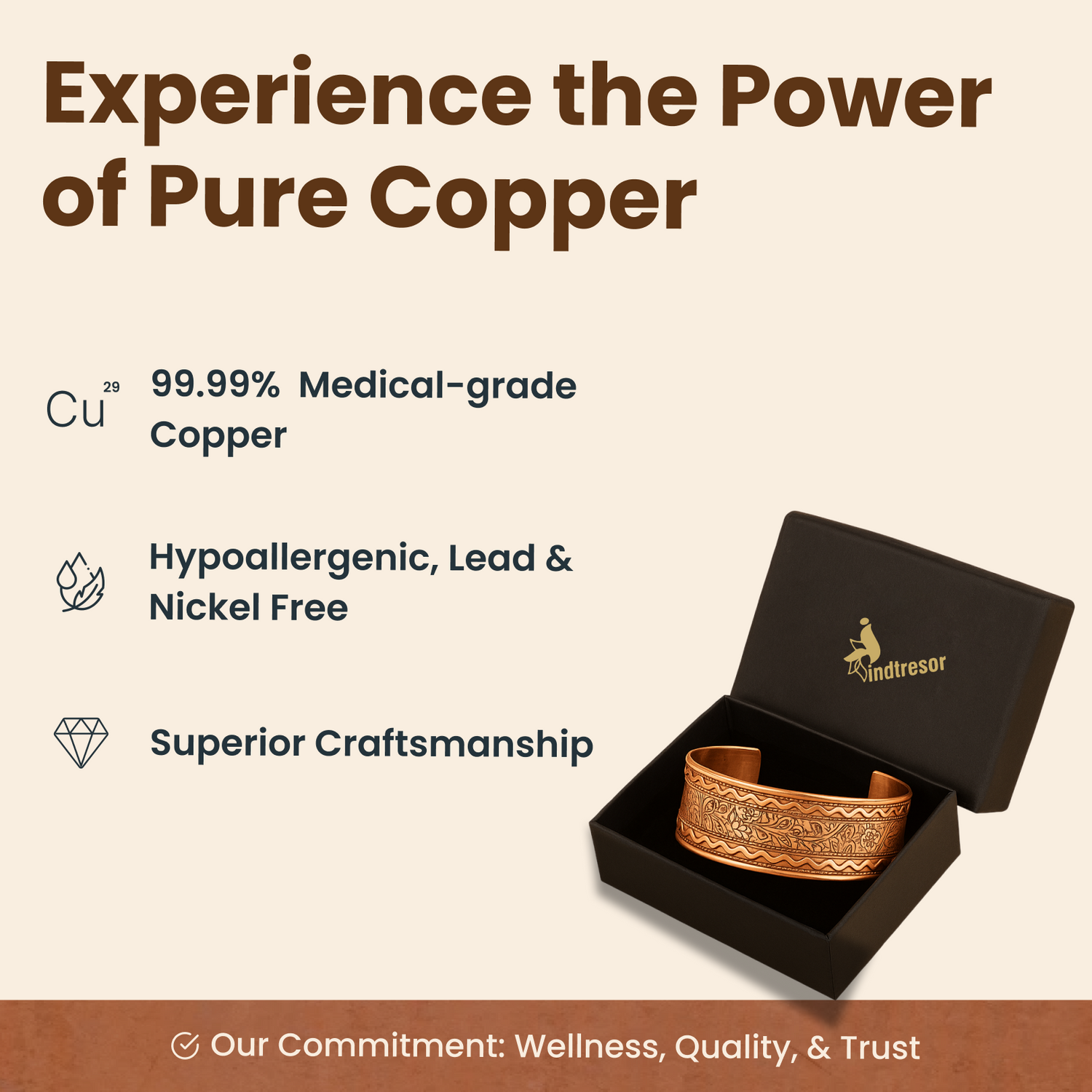 Tibetan Handcrafted Copper Bracelet