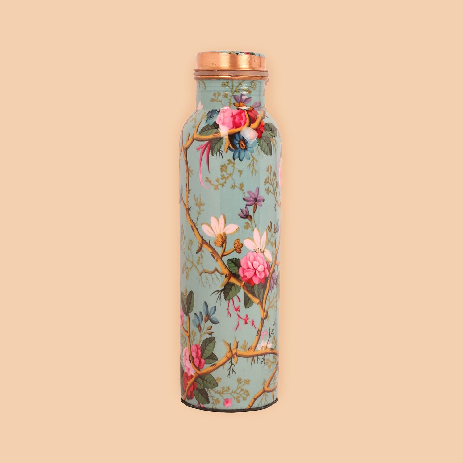 Pure Copper Handcrafted Water Bottle – 32 OZ Capacity