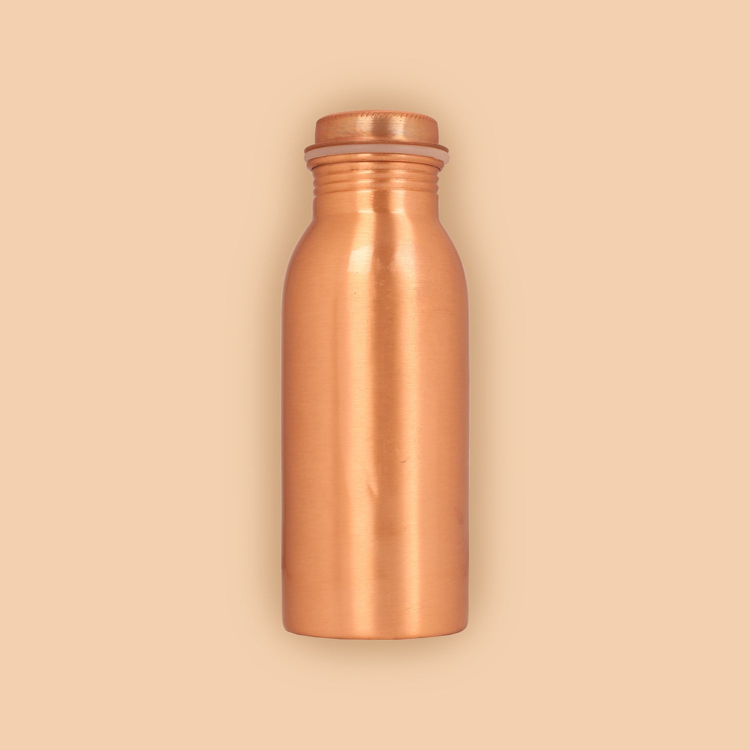 Pure Copper Handcrafted Water Bottle – 16 OZ Capacity