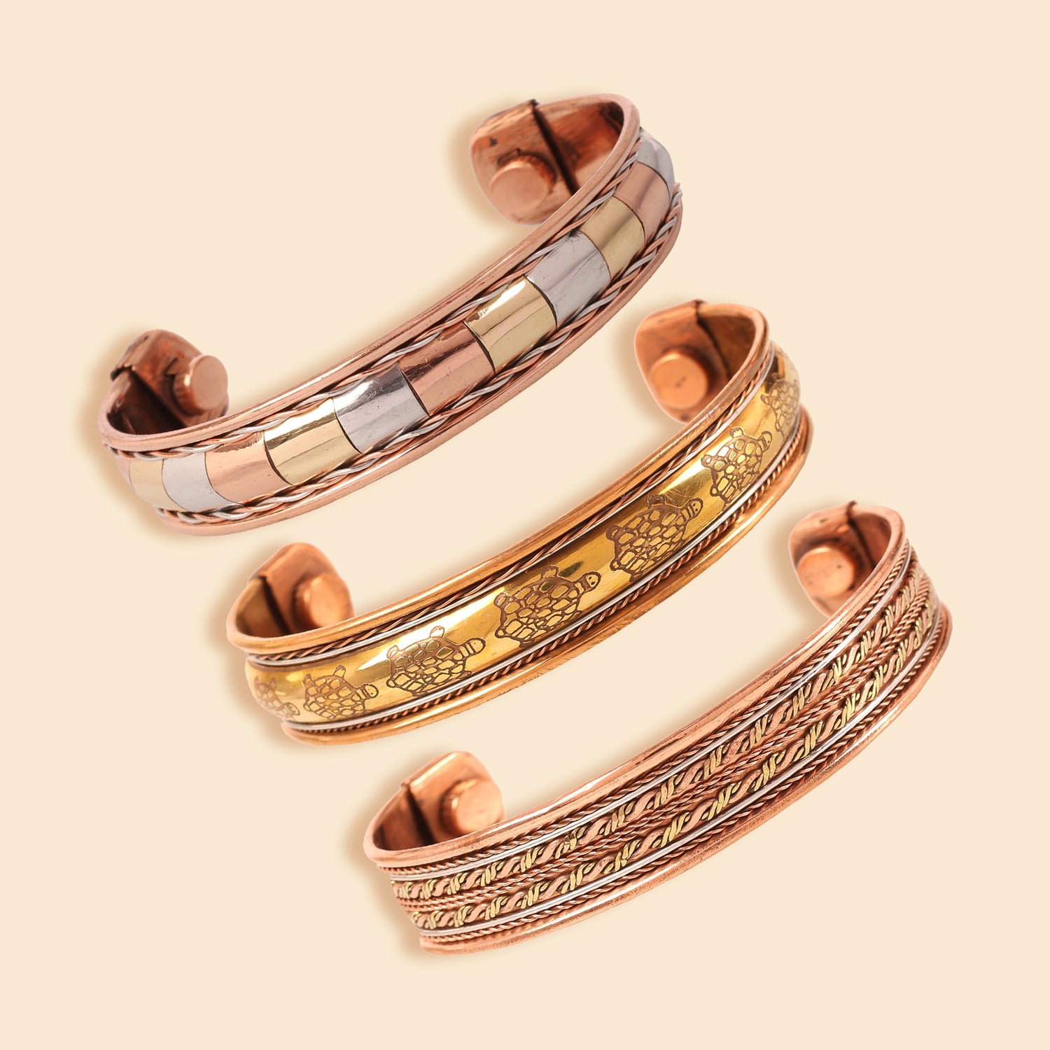 Copper Handcrafted Magnetic Bracelet