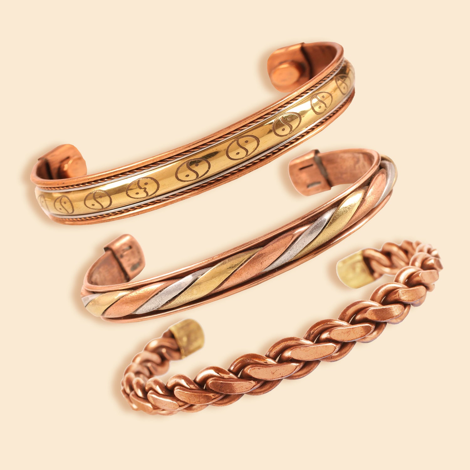 Copper Handcrafted Magnetic Bracelet