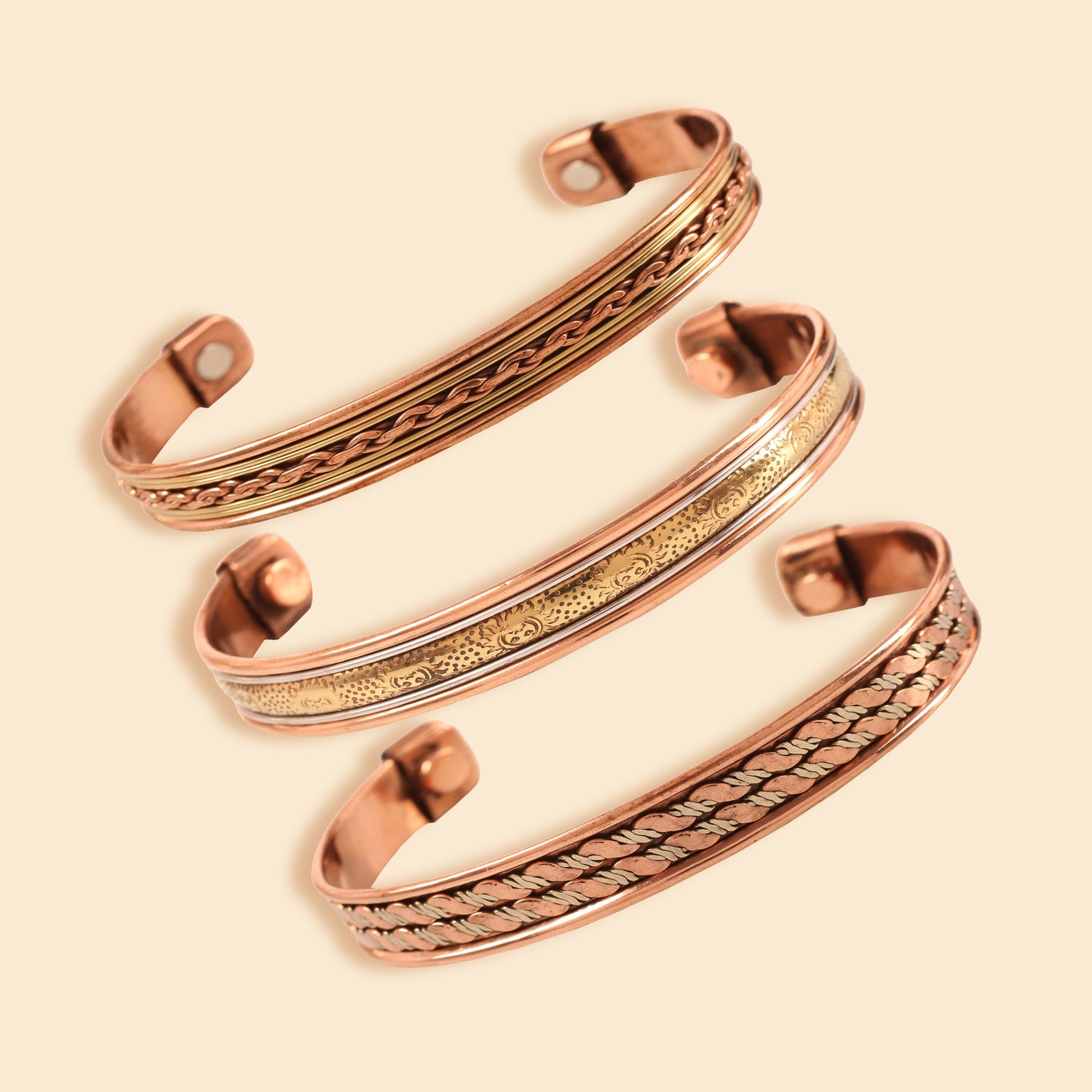 Copper Handcrafted Magnetic Bracelet