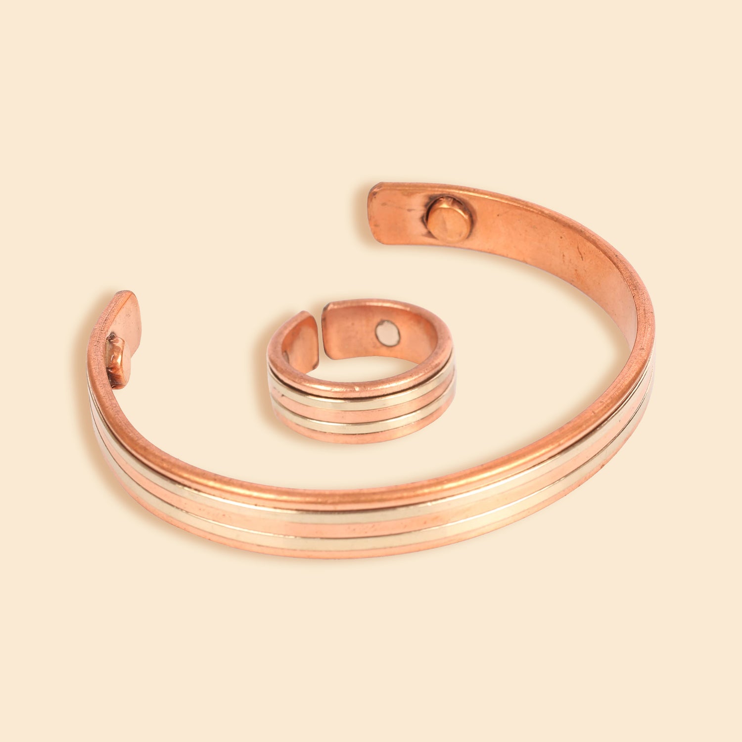 Copper Handcrafted Magnetic Bracelet