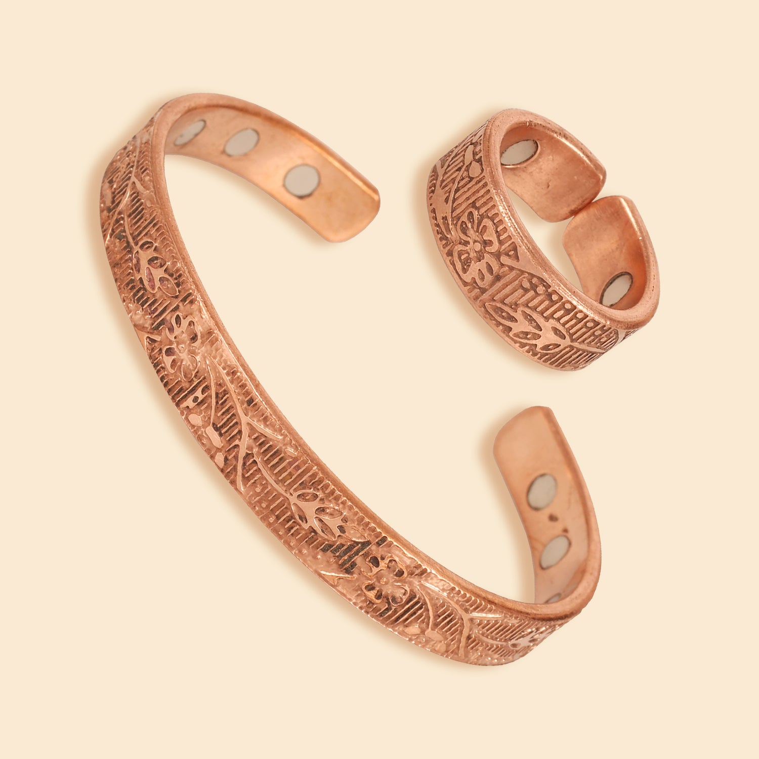 Copper Handcrafted Magnetic Bracelet
